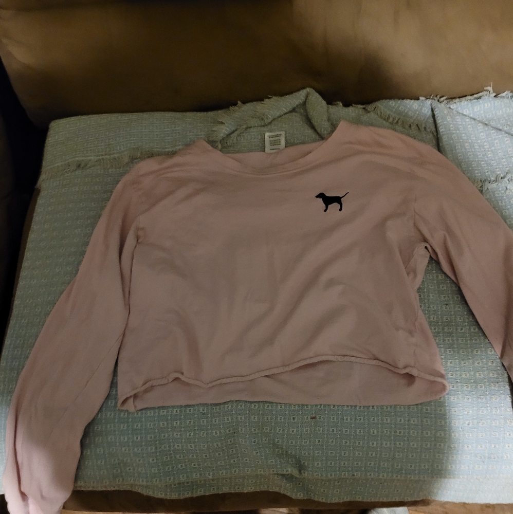 Large Victoria Secret Pink crop top